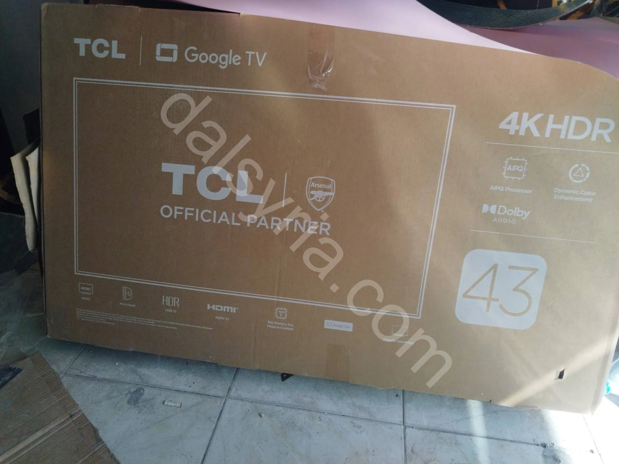للبيع شاشة 43 /4k TCL