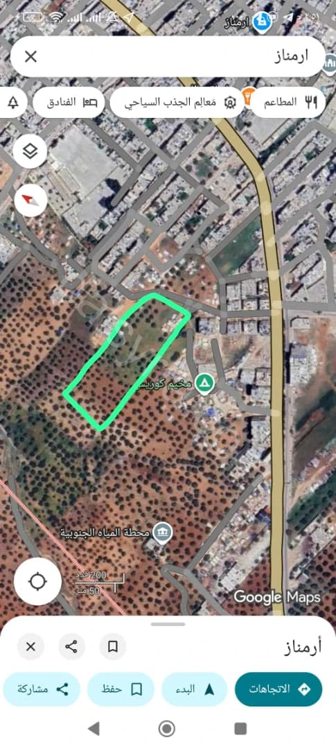 للبيع ارض زيتون 10700م في ارمناز