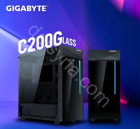 للبيع GIGABYTE C200 GLASS GAMING CASE PREMIUM RGB