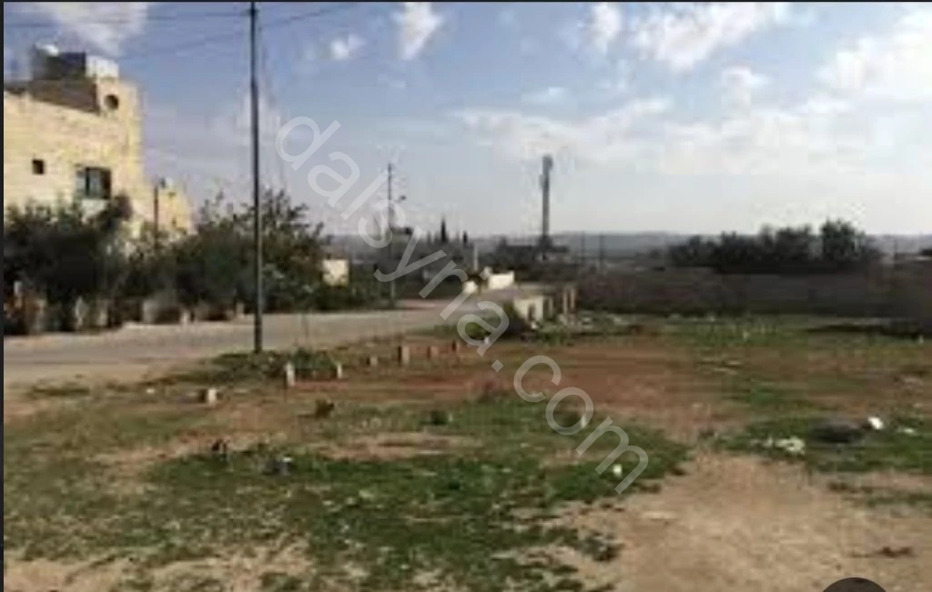 للبيع ارض 1400م في  ادلب بدامة اليونسية