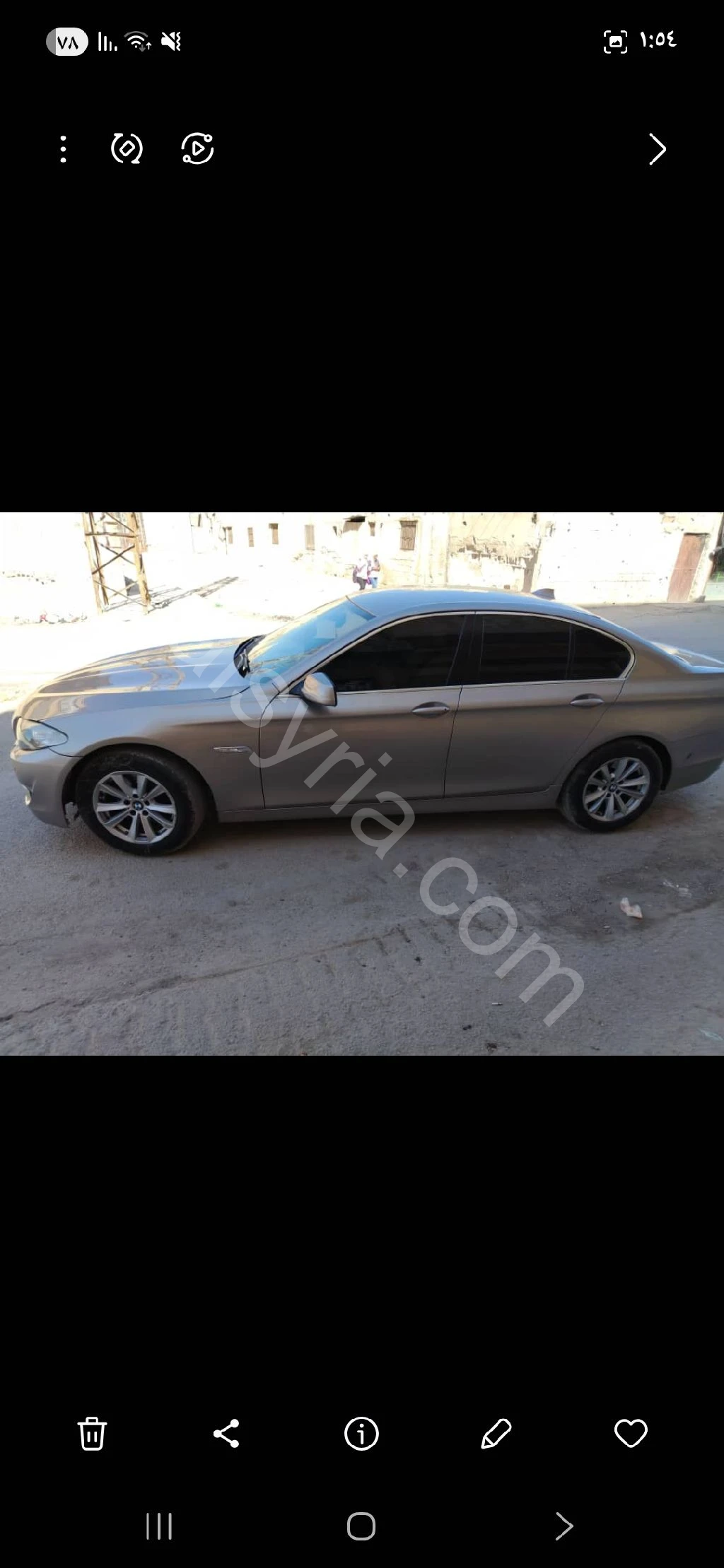 للبيع بي ام دابليو 520i 2012