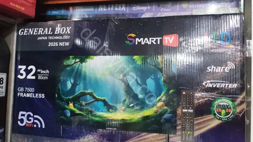 شاشة 32 بوصة ماركة جنرال بوكس