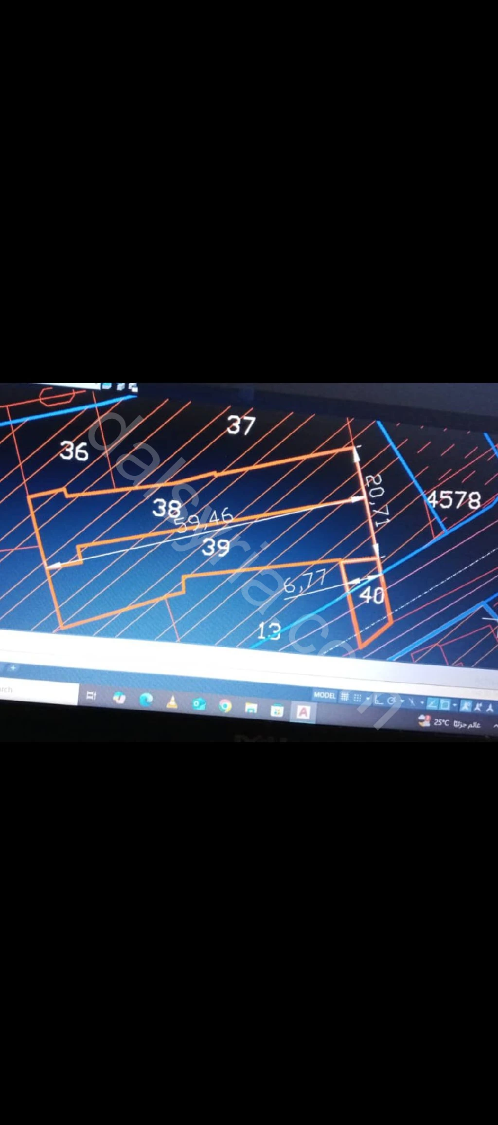 للبيع محضر 900م في داريا 