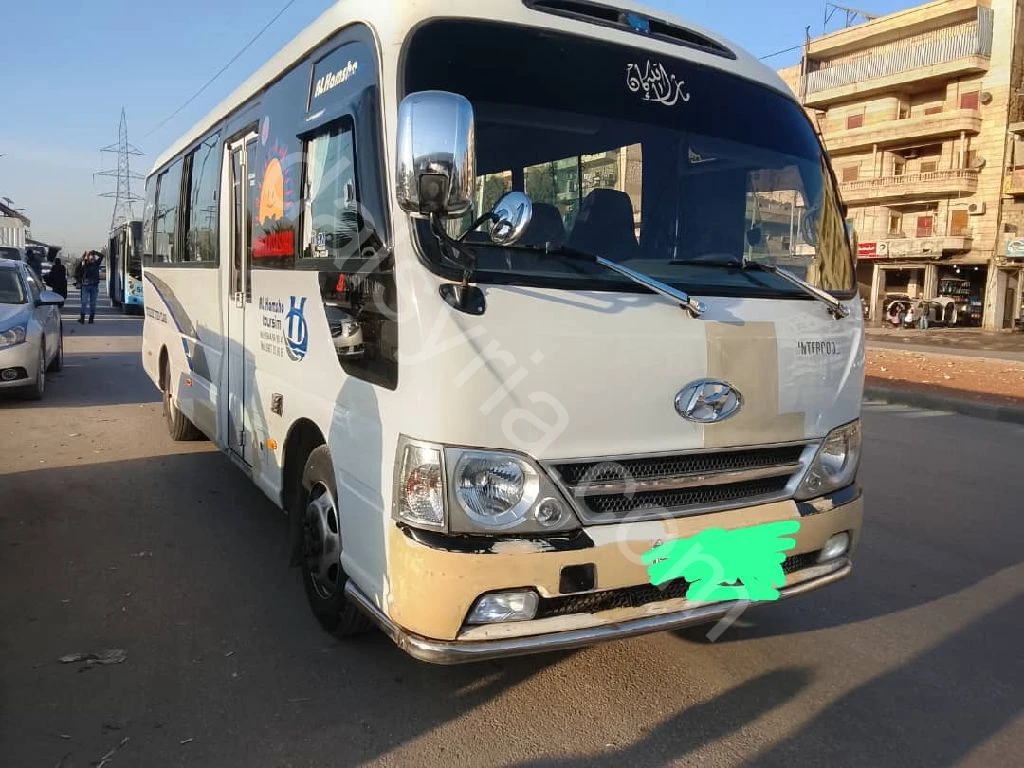 باص هونداي كوانتي عمومي حديث ٢٨ راكب لخدمات الطلبات داخل حلب وخارجها