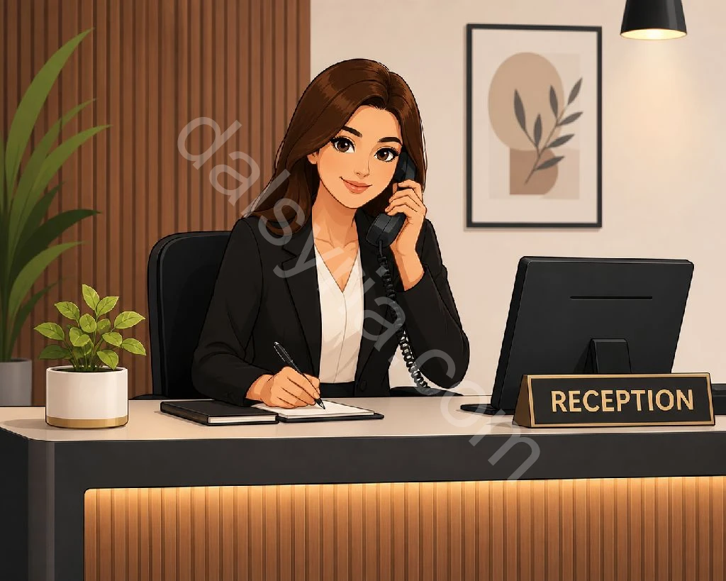 ورشة تفصيل موبيليا عن حاجتها إلى سكرتيرة استقبال.
