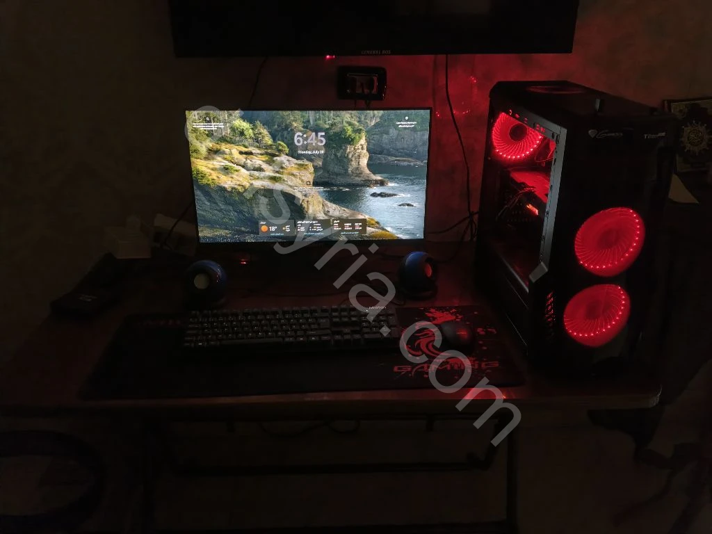 بسعر محروق وبكرت RTX 3060 12 GB