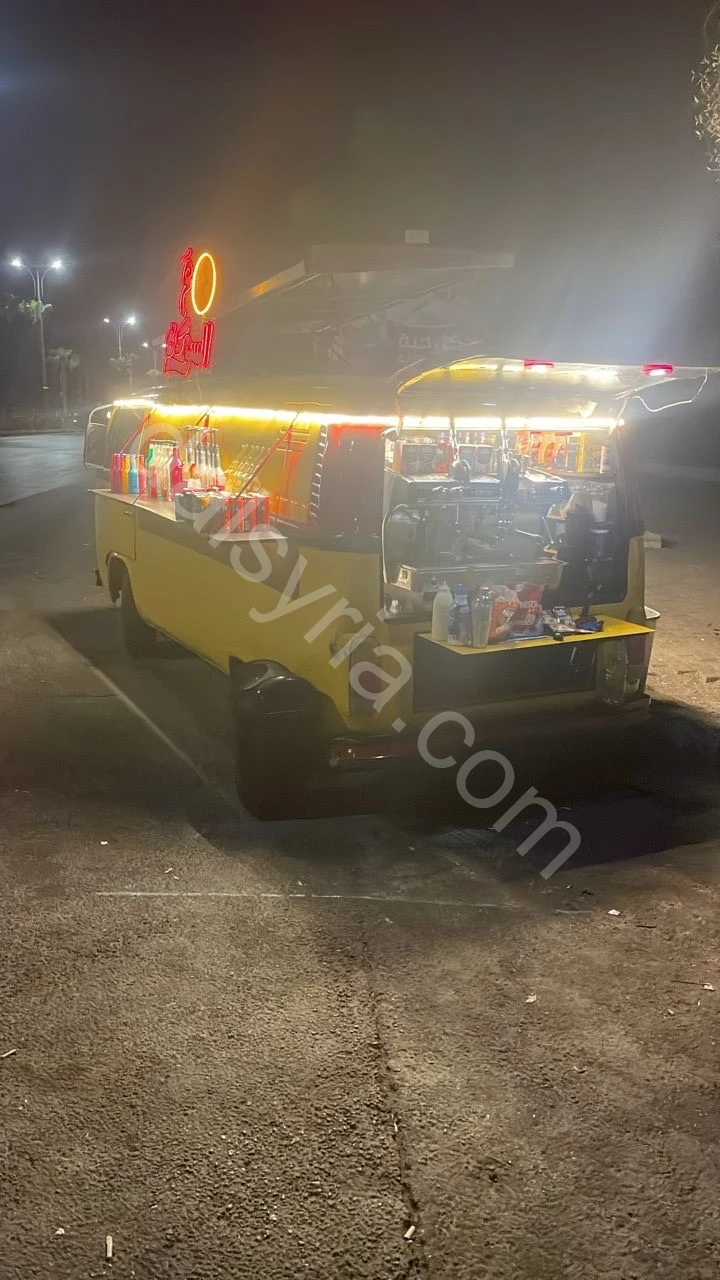  للبيع مشروع سيارة اسبريسو فوكس صالون جاهزة للعمل مع منظومة